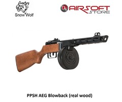 Snow Wolf PPSH AEG Blowback (real wood)