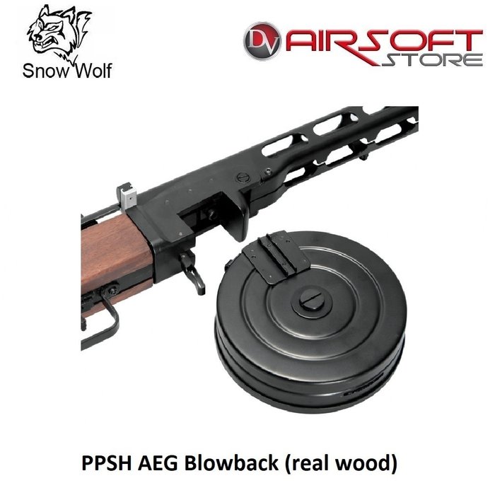 Snow Wolf PPSH AEG Blowback (real wood)