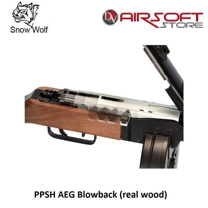 Snow Wolf PPSH AEG Blowback (real wood)