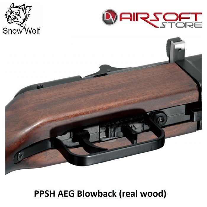 Snow Wolf PPSH AEG Blowback (real wood)