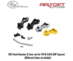Airsoft Masterpiece CNC Steel Hammer & Sear set for TM HI-CAPA (INF Square)