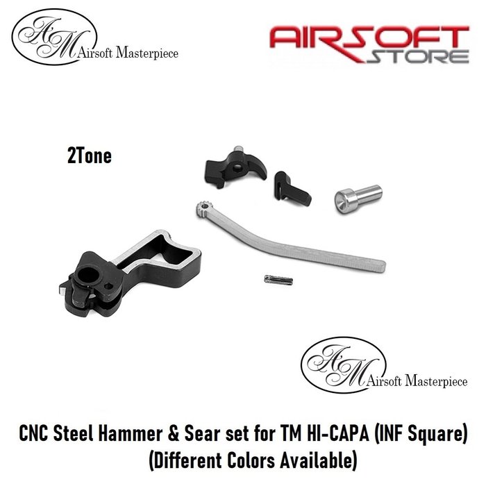 Airsoft Masterpiece CNC Steel Hammer & Sear set for TM HI-CAPA (INF Square)