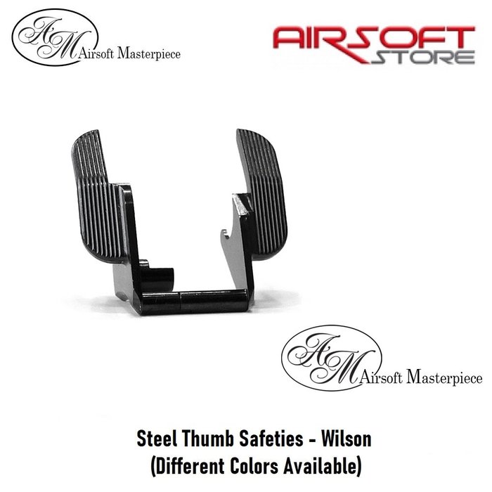 Airsoft Masterpiece Steel Thumb Safeties - Wilson