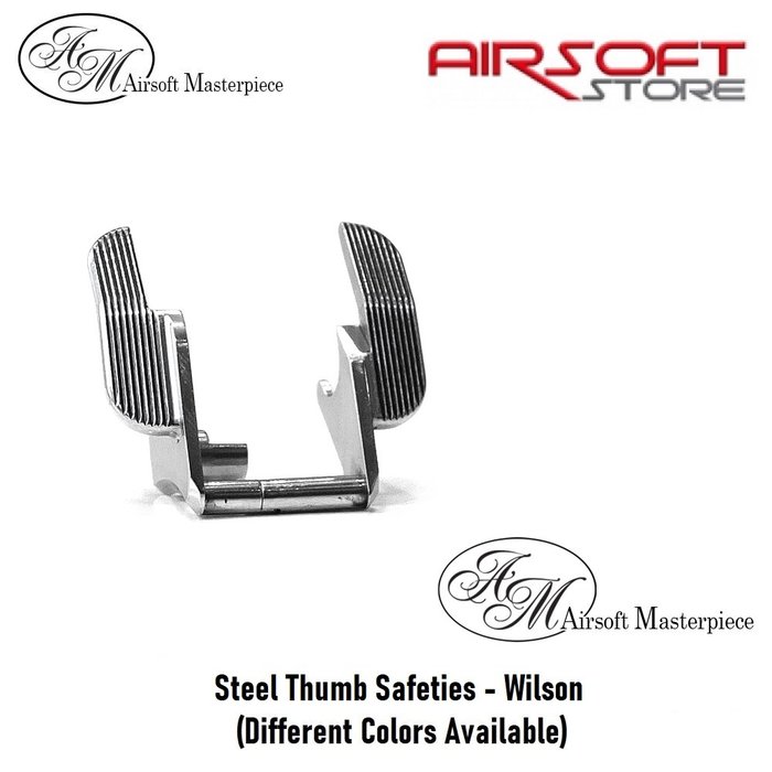 Airsoft Masterpiece Steel Thumb Safeties - Wilson