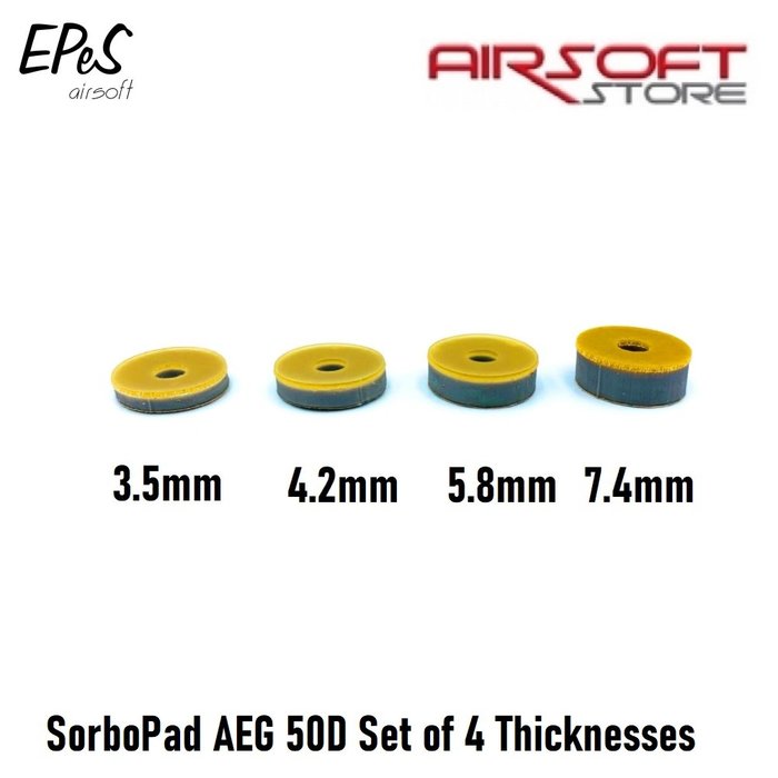 Epes Airsoft SorboPad AEG 50D Set of 4 Thicknesses