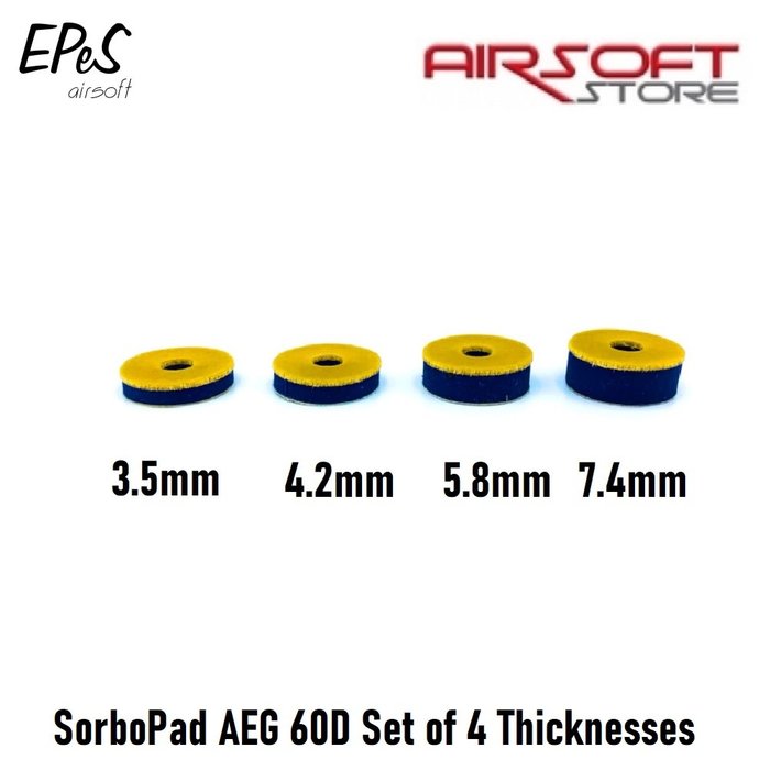 Epes Airsoft SorboPad AEG 60D Set of 4 Thicknesses
