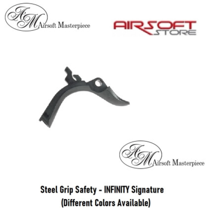 Airsoft Masterpiece Steel Grip Safety - INFINITY Signature