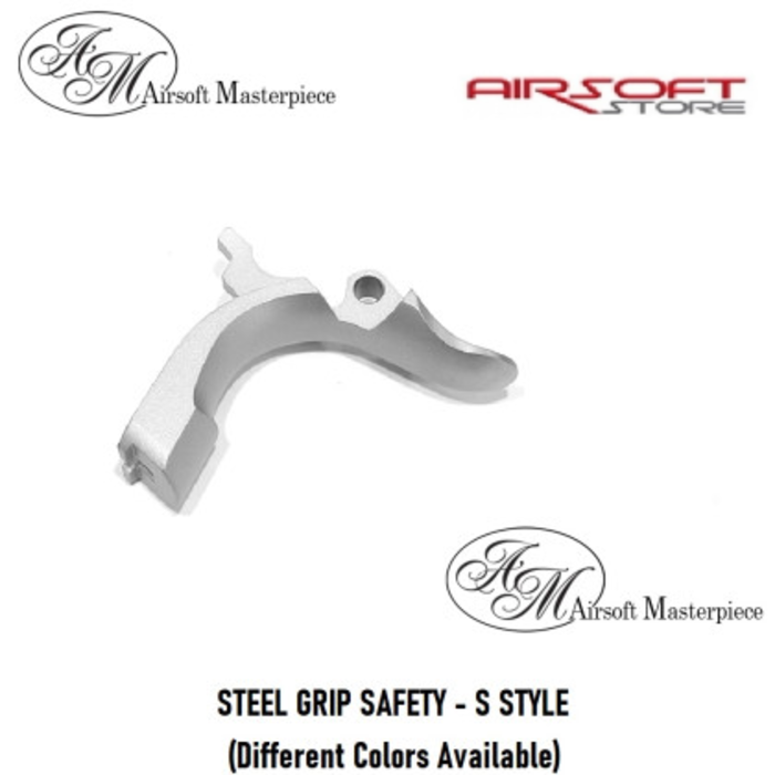 Airsoft Masterpiece STEEL GRIP SAFETY - S STYLE
