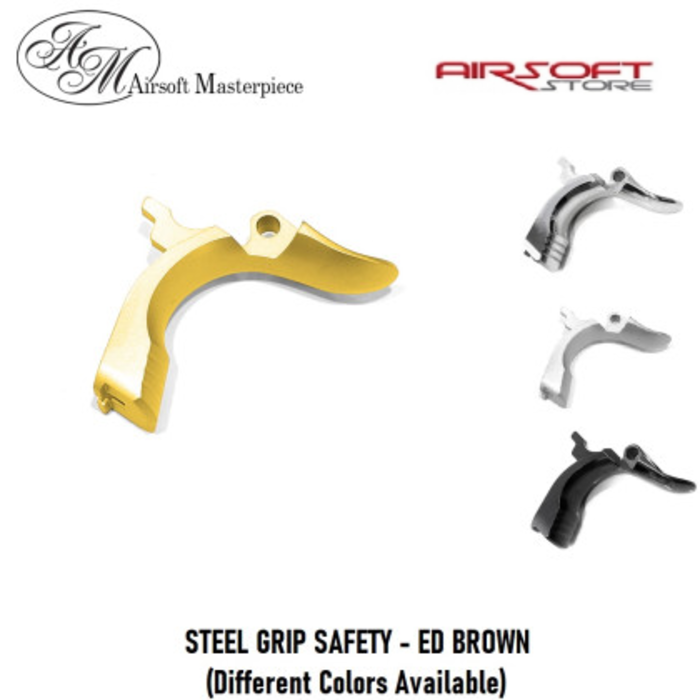 Airsoft Masterpiece STEEL GRIP SAFETY - ED BROWN