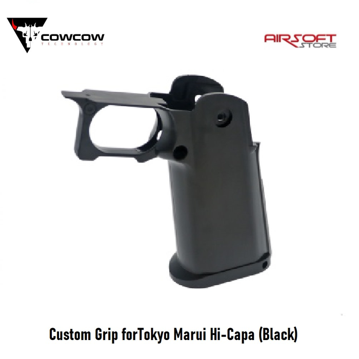 CowCow Technology Custom Grip forTokyo Marui Hi-Capa (Black)