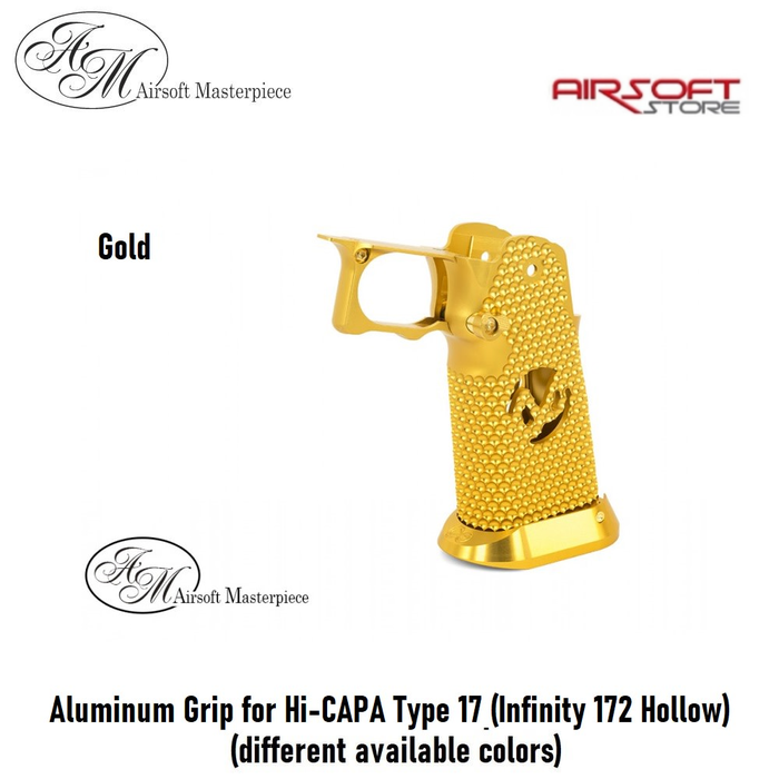 Airsoft Masterpiece Aluminium Grip for Hi-CAPA Type 17 (Infinity 172 Hollow)
