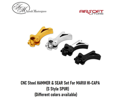 Airsoft Masterpiece CNC Steel HAMMER & SEAR Set TM HI-CAPA (S SPUR)