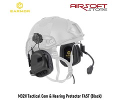 Earmor M32H Tactical Com & Hearing Protector FAST (Black)