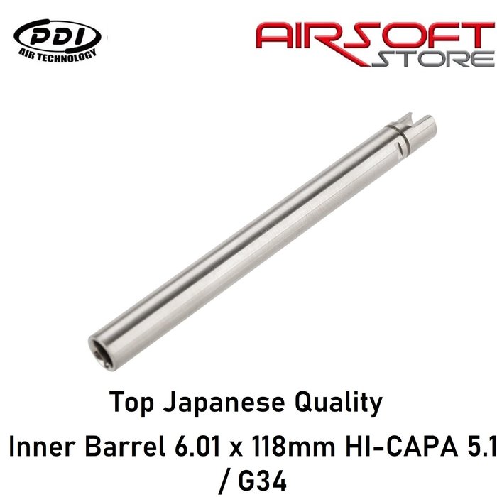 PDI Inner Barrel 6.01 x 118mm HI-CAPA 5.1 / G34