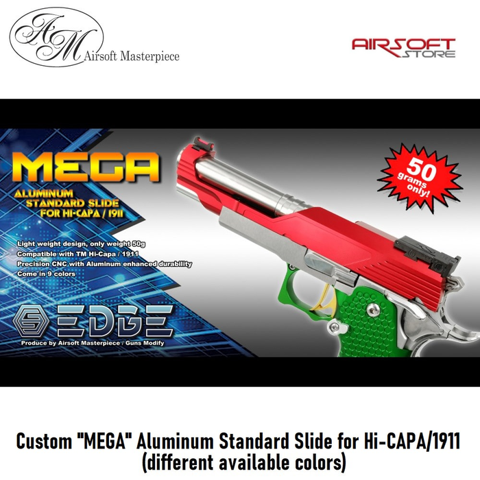 EDGE Custom MEGA Alu Slide for Hi-CAPA - 1911