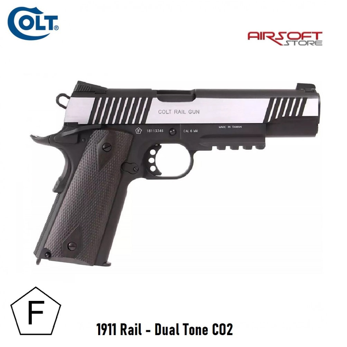 Colt 1911 Rail - Dual Tone CO2