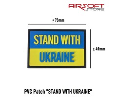PVC Patch "STAND WITH UKRAINE"