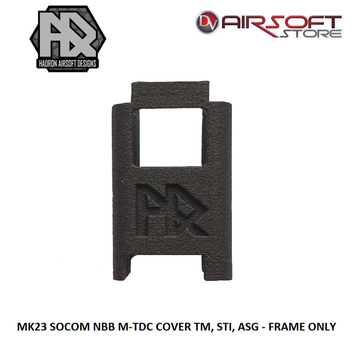 Hadron Airsoft Designs MK23 Socom NBB M-TDC Cover TM, STI, ASG - Frame ONLY
