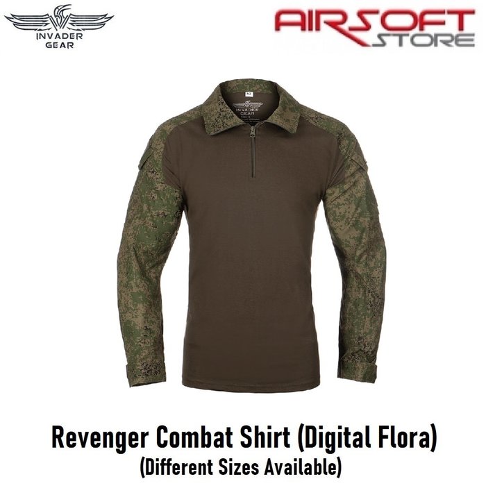 INVADER GEAR Revenger Combat Shirt (Digital Flora)