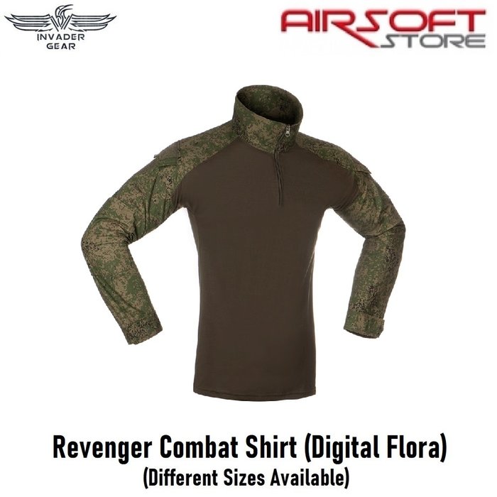 INVADER GEAR Revenger Combat Shirt (Digital Flora)