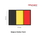 Belgium Rubber Patch