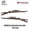 Snow Wolf KAR98K Real Wood Bolt Action Rilfe with scope