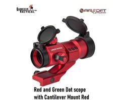Lancer Tactical Red and Green Dot scope with Cantilever Mount Red