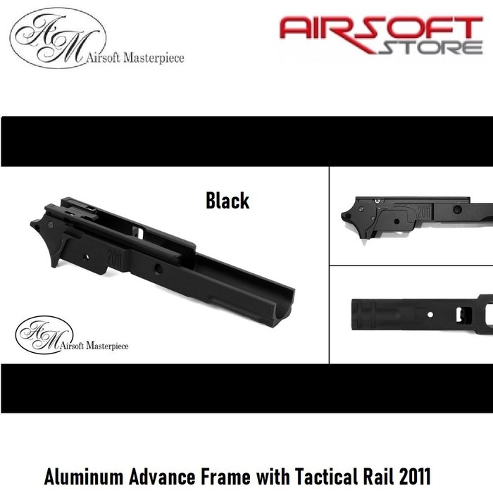 Airsoft Masterpiece Aluminum Advance Frame with Tactical Rail 2011