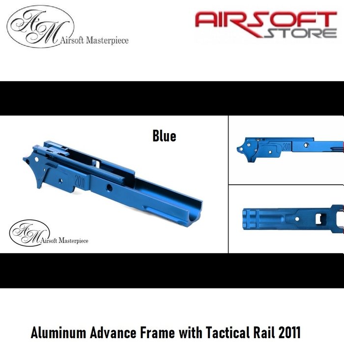 Airsoft Masterpiece Aluminum Advance Frame with Tactical Rail 2011