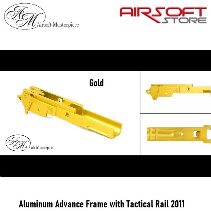 Airsoft Masterpiece Aluminum Advance Frame with Tactical Rail 2011