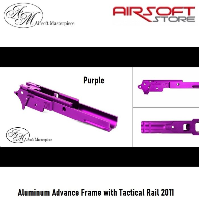 Airsoft Masterpiece Aluminum Advance Frame with Tactical Rail 2011