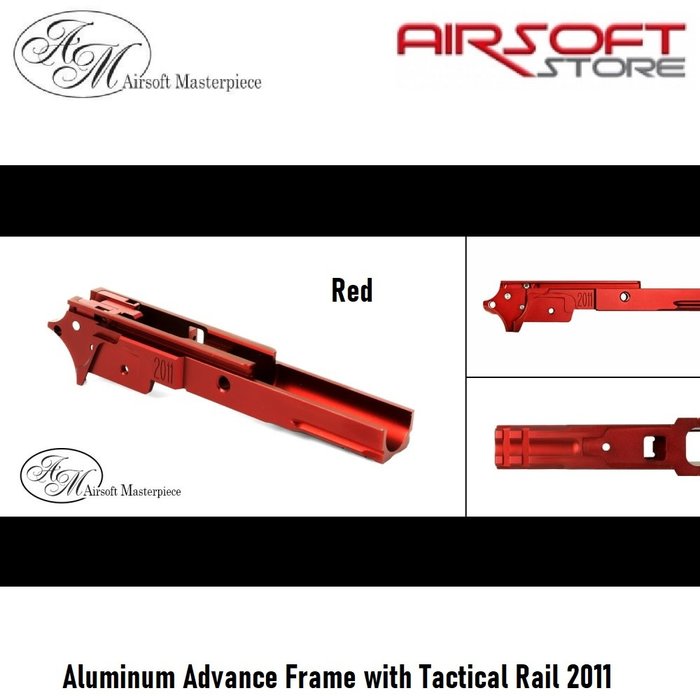 Airsoft Masterpiece Aluminum Advance Frame with Tactical Rail 2011