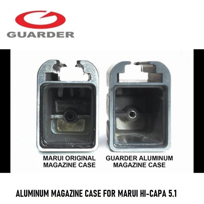 Guarder ALUMINUM MAGAZINE CASE FOR MARUI HI-CAPA 5.1
