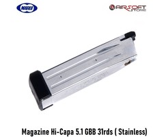 Tokyo Marui Magazine Hi-Capa 5.1 GBB 31rds ( Stainless)