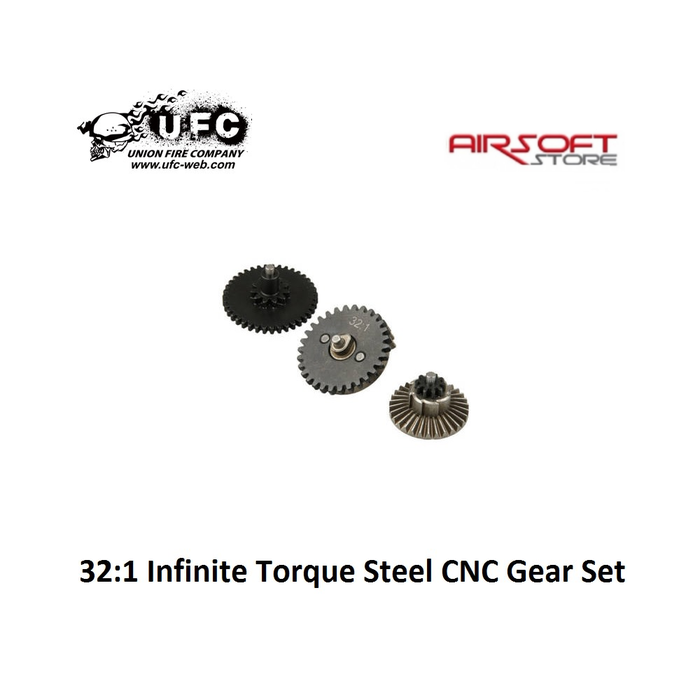 Union Fire 32:1 Infinite Torque Steel CNC Gear Set