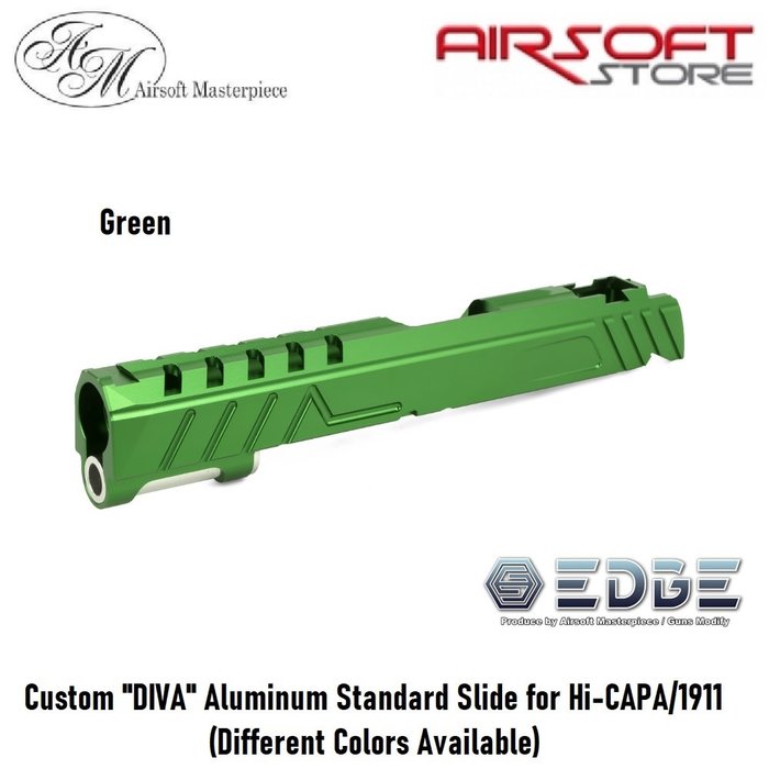 EDGE Custom "DIVA" Aluminum Standard Slide for Hi-CAPA/1911