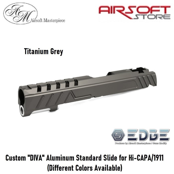 EDGE Custom "DIVA" Aluminum Standard Slide for Hi-CAPA/1911