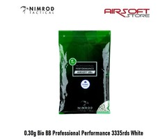 Nimrod 0.30g Bio BB Professional Performance 3335rds White