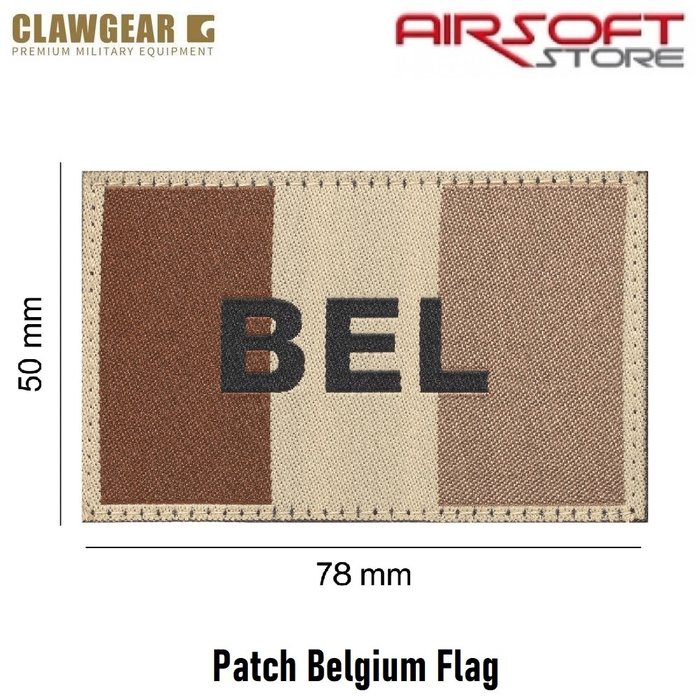 CLAWGEAR Patch Belgium Flag