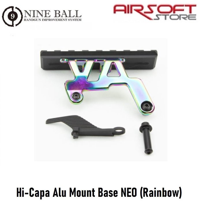 Nine Ball Hi-Capa Alu Mount Base NEO (Rainbow)