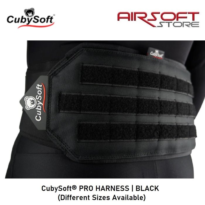 CubySoft® PRO HARNESS | BLACK