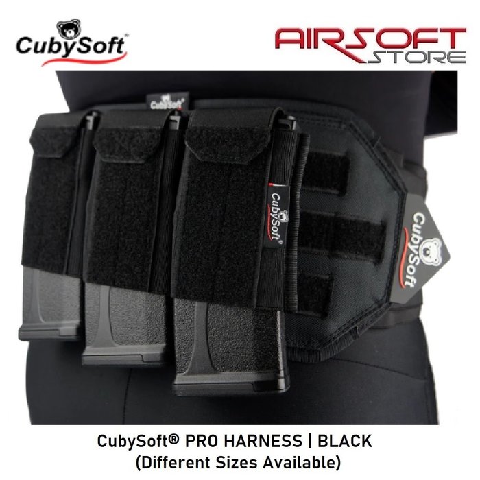 CubySoft® PRO HARNESS | BLACK