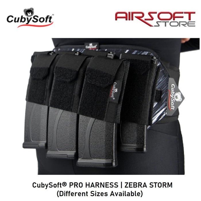 CubySoft® PRO HARNESS | ZEBRA STORM