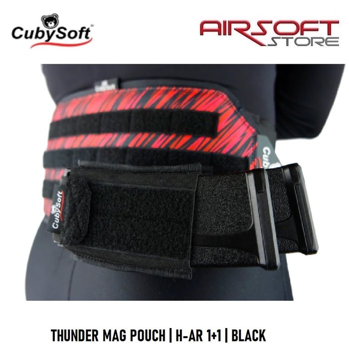 CubySoft® THUNDER MAG POUCH | H-AR 1+1 | BLACK