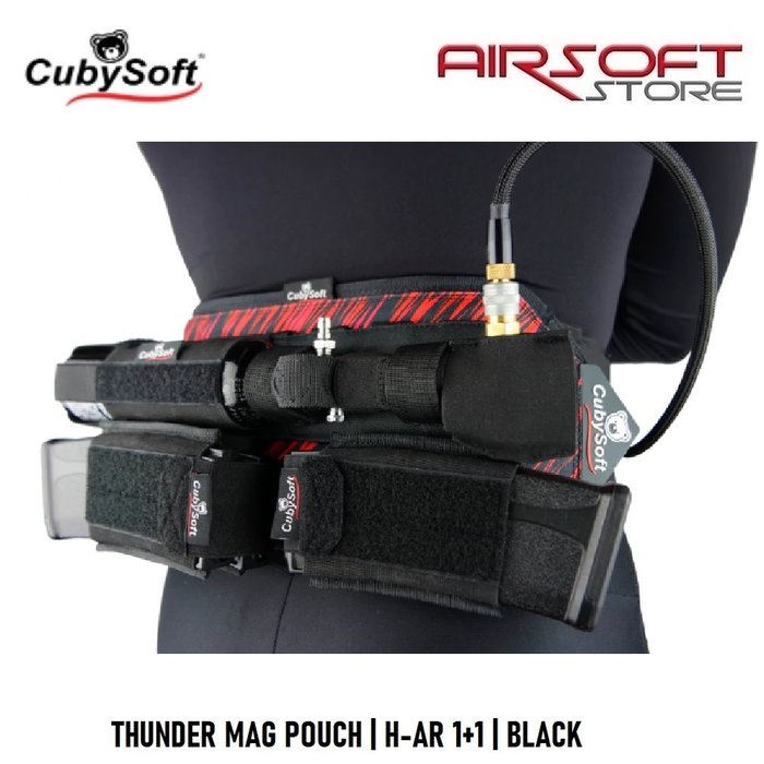 CubySoft® THUNDER MAG POUCH | H-AR 1+1 | BLACK