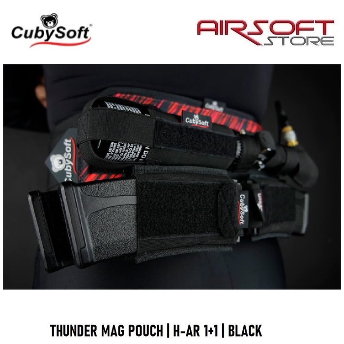 CubySoft® THUNDER MAG POUCH | H-AR 1+1 | BLACK
