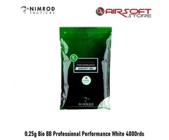 Nimrod 0.25g Bio BB Professional Performance White 4000rds