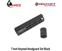 Ares 7 Inch Keymod Handguard Set Black