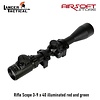 Lancer Tactical Rifle Scope 3-9 x 40 illuminated red and green