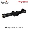 Lancer Tactical Rifle Scope 3-9x32 EG Red & Green dot